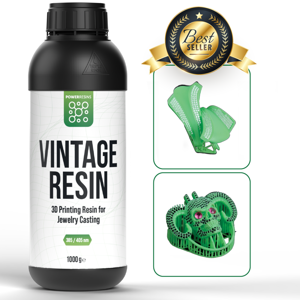 Serinrin専用ページ VINTAGE - Mücevher için 3D Baskı Döküm Reçinesi | PowerResins
